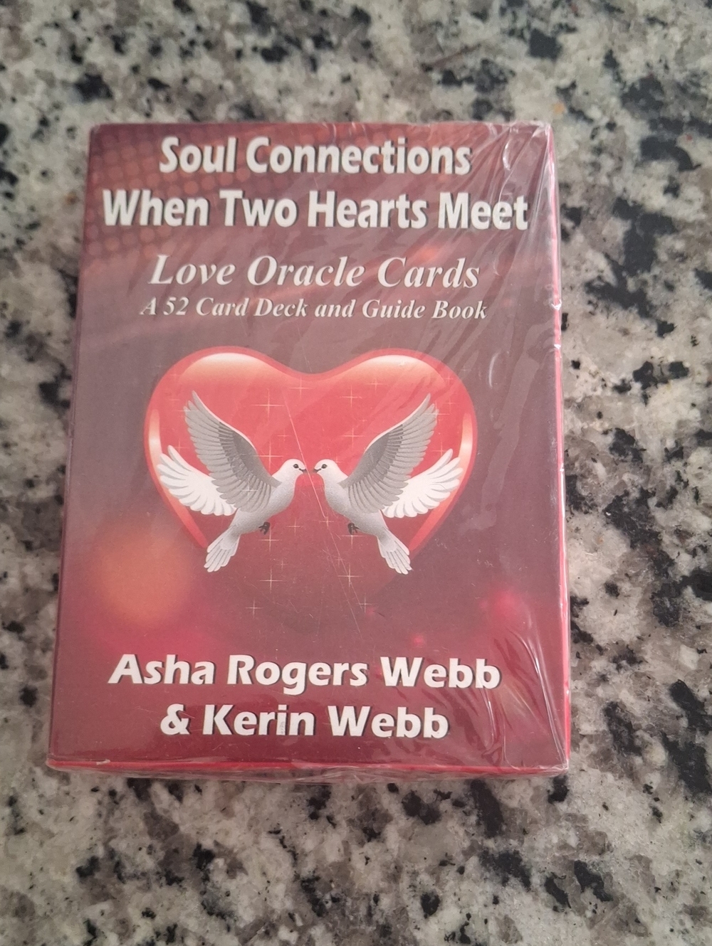 Soul Connections When Two Hearts Meet Love Oracle Cards - Red